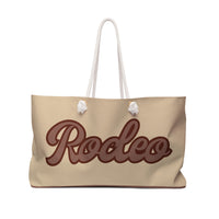 Chocolate Cream Rodeo Vacation Travel Weekender Bag! Free Shipping!!!