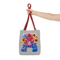 Letter A Initial Tote Bag! Perfect for Gifting, School, Birthdays, Shopping!