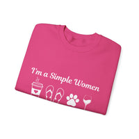 I'm a Simple Women Unisex Sweatshirt! Plus Sizes Available!