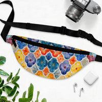 Watercolor Rainbow Wash Daisy Unisex Fanny Pack! Free Shipping! One Size Fits Most!