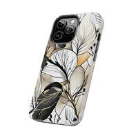 Neutral Autumn Leaves Fall Vibes Tough Phone Cases!