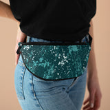 Teal Paint Wash Unisex Fanny Pack! Free Shipping! One Size Fits Most!