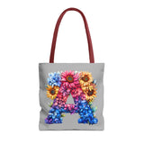 Letter A Initial Tote Bag! Perfect for Gifting, School, Birthdays, Shopping!