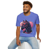 Valentines Day Sunglasses Black Horse Vintage Unisex Graphic Tee! All New Heather Colors!!! Free Shipping!!!