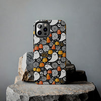 Spider Webs and Candy Corn Little Ghost Halloween Tough Phone Cases! Fall Vibes!