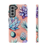 Pastel Pink and Purple Little Succulent Plants Phone Cases! New!!! Over 40 Phone Sizes To Choose From! Free Shipping!!!