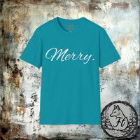 Merry Period Christmas Unisex Graphic Tees! Winter Vibes! All New Heather Colors!!!