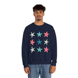 Starfish Medley Unisex Sweatshirt! Plus Sizes Available!