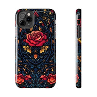 Stained Glass Gothic Inspired Halloween Tough Phone Cases! Fall Vibes!