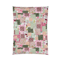 Riley, Girly Boho Pink Patchwork Quilt Comforter! Super Soft! Free Shipping!! Mix and Match for That Boho Vibe!