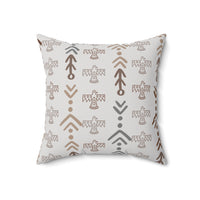 Western/Boho Grey Arrows and Thunderbirds Square Pillow!