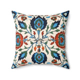 Western/Boho Red and Blue Florals Square Pillow!