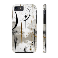 Ink Drip Crescent Moon Boho Western Tough Phone Cases!