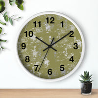 Boho Paint Washed Green Print Wall Clock! Perfect For Gifting! Free Shipping!!! 3 Colors Available!