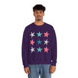 Starfish Medley Unisex Sweatshirt! Plus Sizes Available!