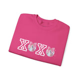 Valentines Day Sweatshirt Xoxo Disco Coquette/Back Printed