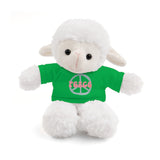 Peace Symbol Stuffed Animals! 6 Different Animals to Choose From! Free Shipping!