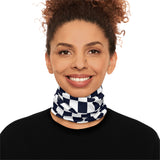Black and White Plaid Lightweight Neck Gaiter! 4 Sizes Available! Free Shipping! UPF +50! Great For All Outdoor Sports!