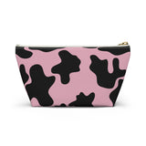 Lavender Cow Print Travel Accessory Pouch, Check Out My Matching Weekender Bag! Free Shipping!!!