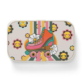 Retro Derby Roller Skate Daisy Bento Lunch Box! Free Shipping!!! Great For Gifting! BPA Free!