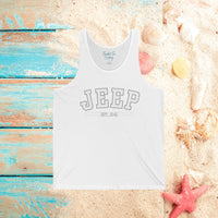 All Terrain Vehicle Est. 1941 Unisex Jersey Tank Top! Summer Vibes! Free Shipping!