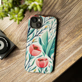 Pink Floral Tulips Phone Cases! New!!! Over 90 Phone Sizes To Choose From! Free Shipping!!!