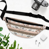 Boho Beige Stripes Unisex Fanny Pack! Free Shipping! One Size Fits Most!