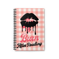 Free Shipping!!! Valentines Day Burn After Reading Spiral Notebook - Ruled Line! Perfect For Gifting!