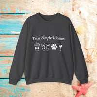 I'm a Simple Women Unisex Sweatshirt! Plus Sizes Available!