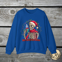 Have The day you Deserve Christmas edition Dead Inside Unisex Heavy Blend Crewneck Sweatshirt!