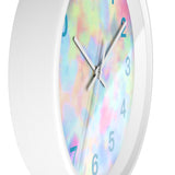 Boho Rainbow Blue Tie Dye Wall Clock! Perfect For Gifting! Free Shipping!!!