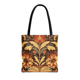 Scottish Thistle in Neutral Creamy Browns Fall Vibes Tote Bag!