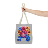 Letter A Initial Tote Bag! Perfect for Gifting, School, Birthdays, Shopping!