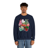 1 Christmas is in the Air Retro Medley Unisex Heavy Blend Crewneck Sweatshirt! Winter Vibes!