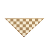 Brown and Cream Plaid Pet Bandana! Foxy Pets! Free Shipping!!!