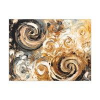 Western Inspired Abstract Oil Painting Canvas Gallery Wraps!