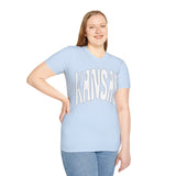 Kansas Groovy Unisex Graphic Tees! Summer Vibes! All New Heather Colors!!! Free Shipping!!!