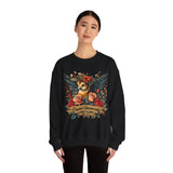 Valentines Day Cupid University Owl 1971 Unisex Sweatshirt! Retro! Plus Sizes Available!