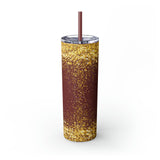 Not Today Heifer Highlander Cow Fall Vibes Skinny Tumbler with Straw, 20oz! Multiple Colors!