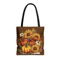 Autumn Sunflower Bouquet Fall Vibes Tote Bag!