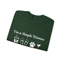 I'm a Simple Women Unisex Sweatshirt! Plus Sizes Available!