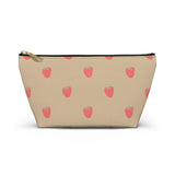 Strawberry Cream Accessory Pouch, Check Out My Matching Weekender Bag! Free Shipping!!!