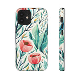 Pink Floral Tulips Phone Cases! New!!! Over 90 Phone Sizes To Choose From! Free Shipping!!!