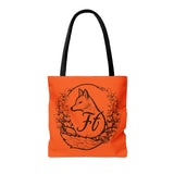 Dark Orange Branded Freckled Fox Company 2024 Merch Tote Bag! Merch