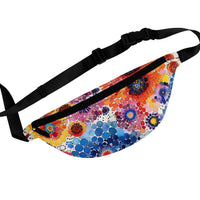 Boho Watercolor Star Flower Fanny Pack! Free Shipping! One Size Fits Most!