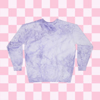 Happy Ghost Unisex Color Blast Crewneck Sweatshirt! All New Comfort Colors!!! Halloween! Free Shipping!