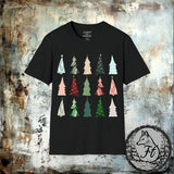 Vintage Christmas Tree Medleys Unisex Graphic Tees! Christmas Time!