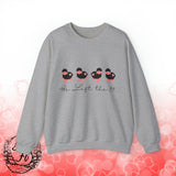 Valentines Day He Left The 99... Pink Sheep Edition Unisex Sweatshirt! Retro! Free Shipping!!!