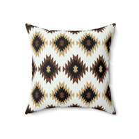 Western/Boho Aztec Brown Square Pillow!