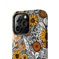 Retro Autumn Daisey's Fall Vibes Tough Phone Cases!